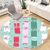 1pc Christmas crackers Office Round Rug, Non-slip, Soft and Durable Office Rug for Interior Decoration, Perfect for Office, Beautiful Decoration yy260