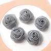 3/5Pcs Chiffon Artificial Flowers Heads 5CM Fake Flower for Home Decor Wedding Decoration Bridal Clothing Crafts Gifts Accessory