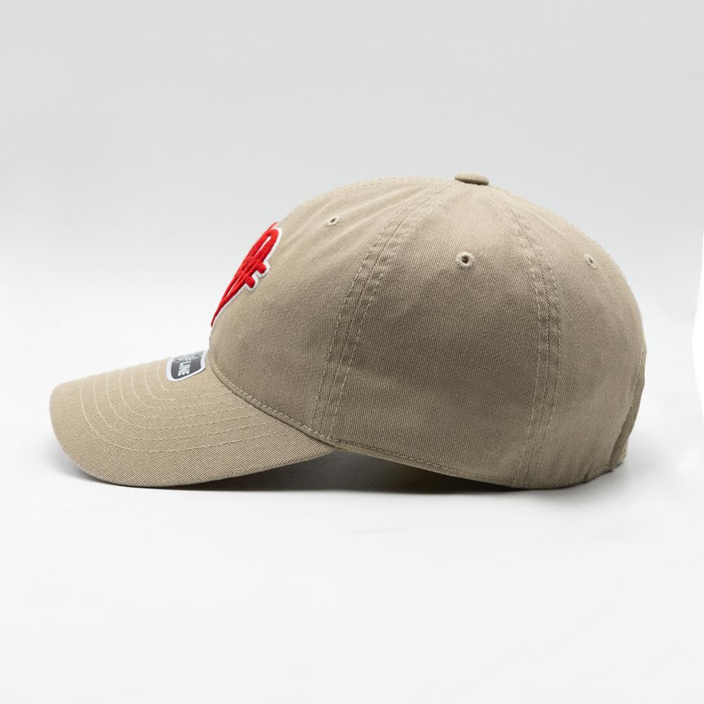 Wieoldeuwoldeu Heart Logo Pigment Ball Cap Beige