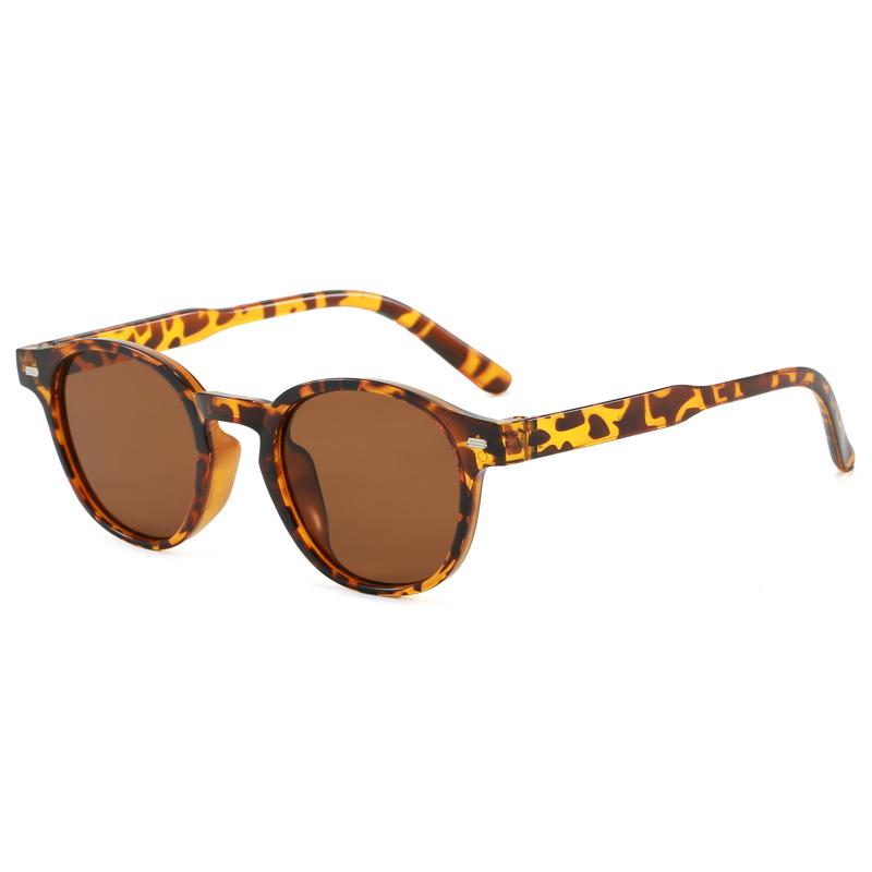 

New Korean Round Plastic Sunglasses for Men and Women Fashion Trendy UV Resistant Glasses Outdoor Sunscreen Sunshade Eyewear C7
