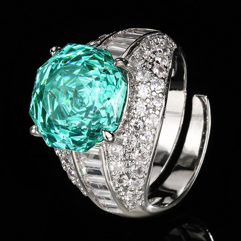 Bijoux Fond Cuivre Plaqué Or Taille Rose Rouge Rosé Luxe Léger Bague Rétro Pierre Héroïne 12Mm