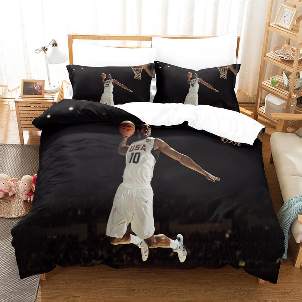 Basketball Digital Printing Bedding Three-Piece Microfiber Polyester Cotton Duvet
