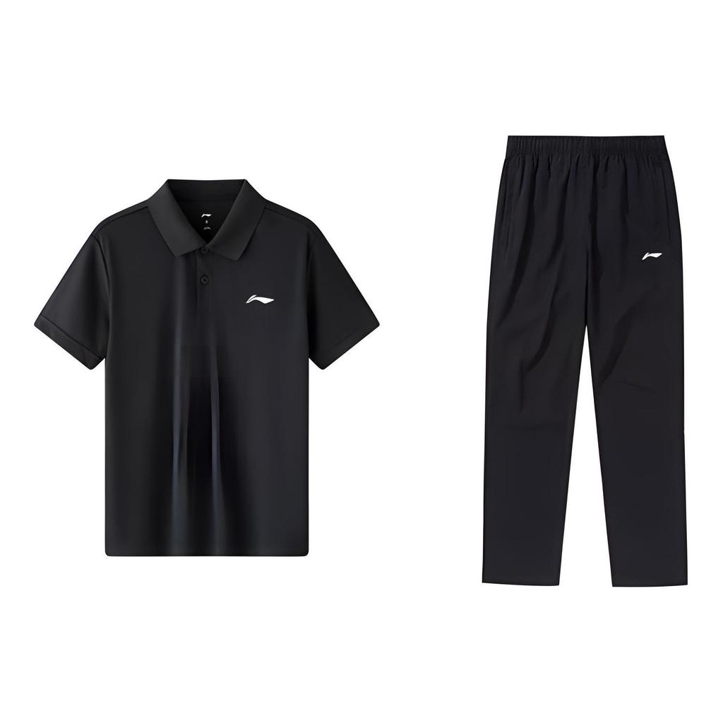 Li Ning Casual Sportswear Men's Black APLT139-1+AYKT413-1
