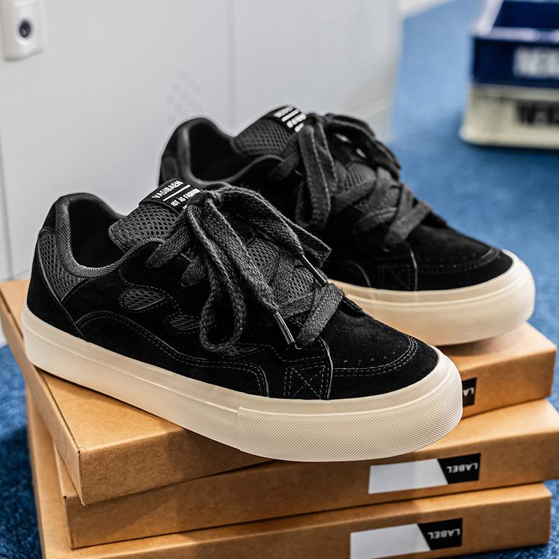 Breathable Comfortable Maillard Solid Color Low-Top Sneakers Casual Shoes  New Summer Breathable Season Comfortable Sneaker