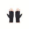 Unisex Half Finger Gloves, Copper Compression Gloves, For Hands Joint Support, Cycling, Biking, Driving, Exercise, Training & Fitness