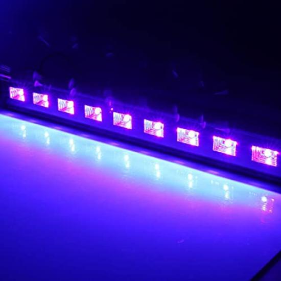 Wellvie Stage Light, Black Light Bar, UV Light, LED UV Light, 12 LEDs, 36W UV Light for Indoor Lighting, Weddings, Parties, and Stage Lighting