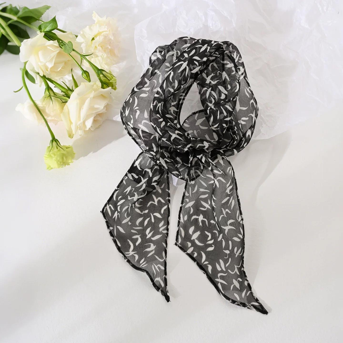 

New 100% Natural Silk Scarf Female Beach Pashmina Bufanda Women Shawl Wraps Bandana Ladies Scarves Foulard Echarpe long schals Real Silk 10x130cm