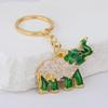 Vintage Colorful Elephant Keychain Creative Cute Animal Bag Car Key Ring For Men Women Gift