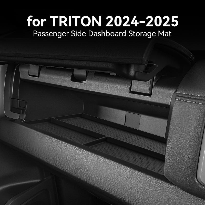 For 24-25 Mitsubishi TRITON Front Passenger Dashboard Storage Box Automotive Supplies