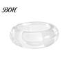 Small Glass Candle Holder Flower Tealight Holder, Plum Blossom for Home Party Decor, Wedding Table Centerpiece Compact