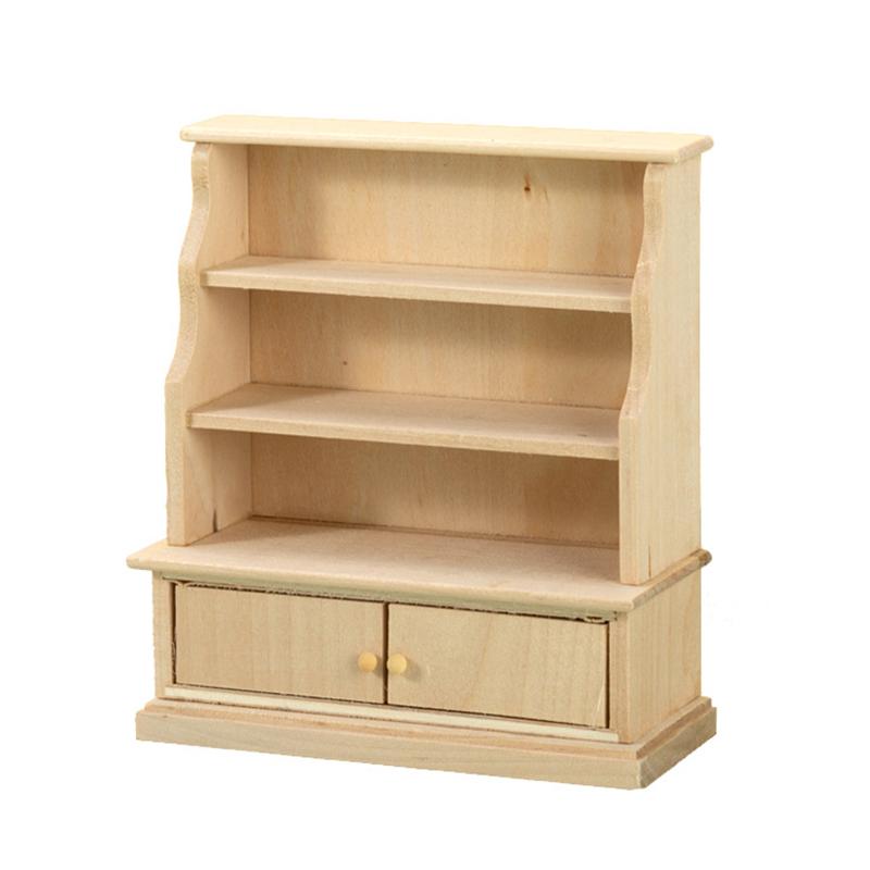 1:12 Dollhouse Miniature Bookcase Locker Storage Cabinet Rack Furniture Decortoy