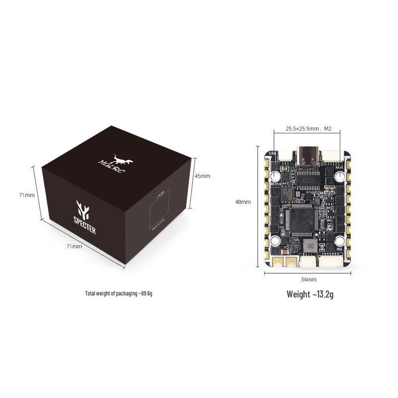 HGLRC SPECTER F722 40A Y6 AIO Flight Controller (CN version)