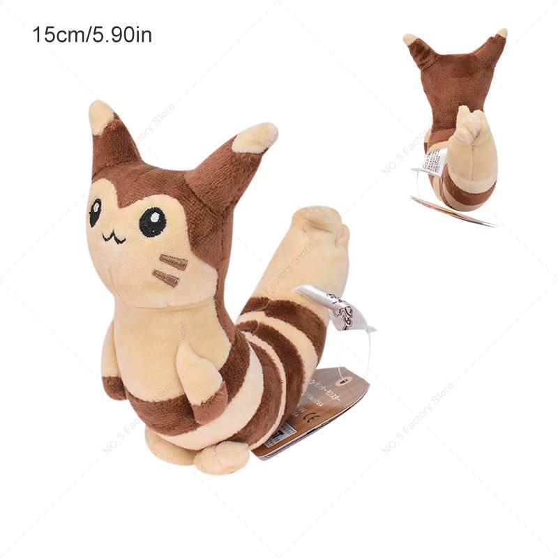 Pokemon Plush Toy Fit Mewtwo Litwick Cubone Bidoof Furret Lugia Mew Caterpie Gyarados Soft Stuffed Doll Room Decoration Gifts