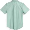 Polo Ralph Lauren Solid Color Logo Embroidered Single-Breasted Short Sleeve Shirt Kids shirts Green 323905297-001