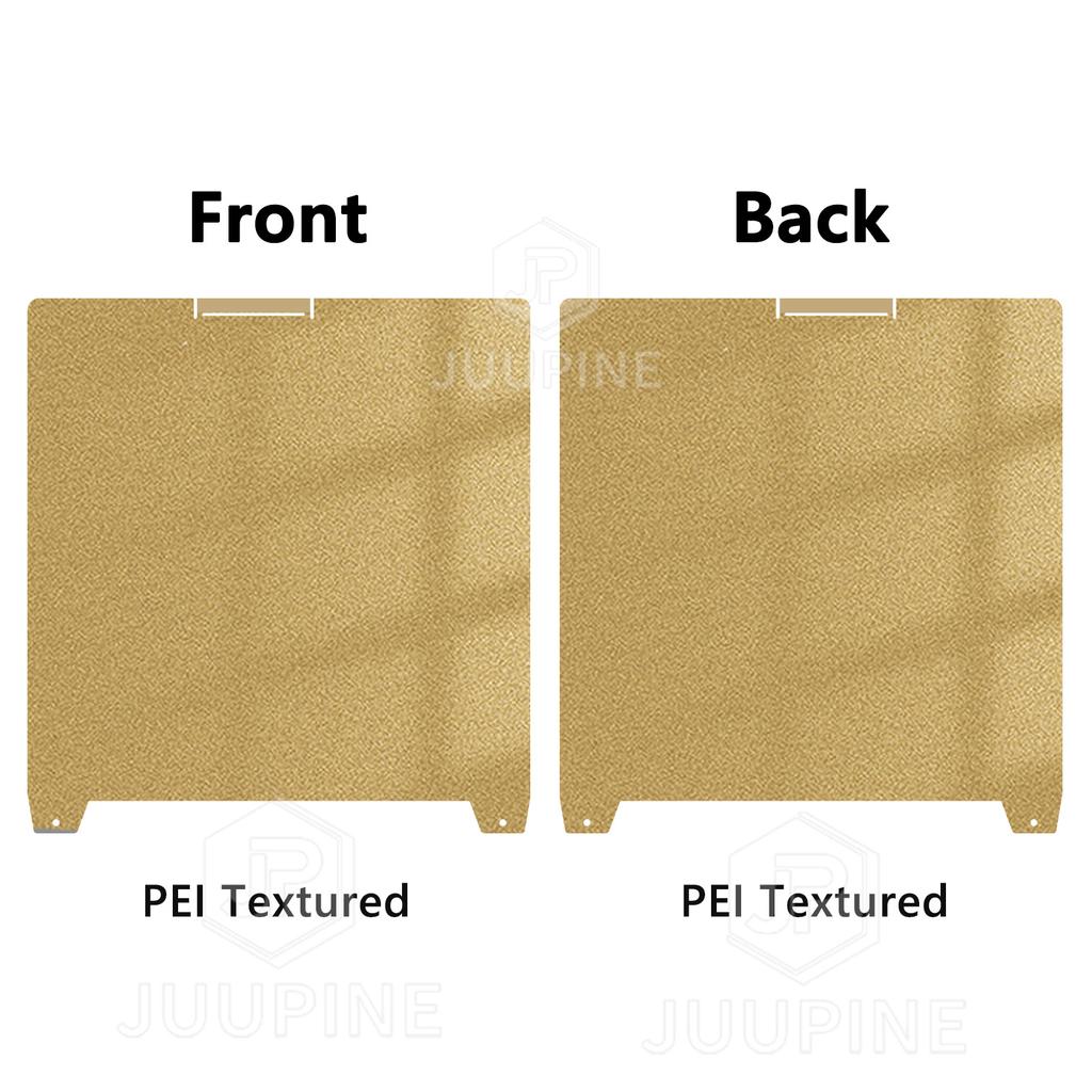 For Creality K2 PLUS PEI Build Plate Textured PEI 370x370 PEI Spring Steel Sheet Heated Bed For Creality k2 Plus Accessories