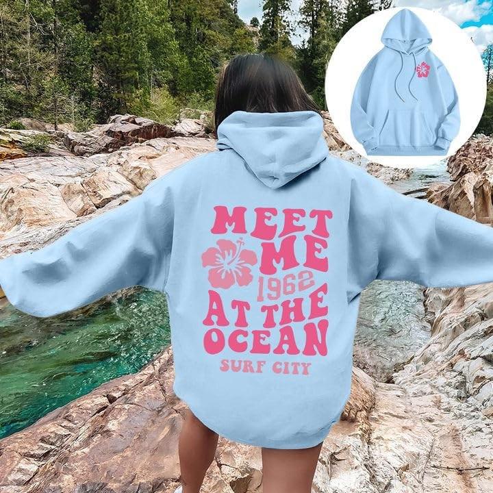 European Size Women's Plus Velvet Casual Hoodie with Trendy Letter Print and Drop Shoulder Design