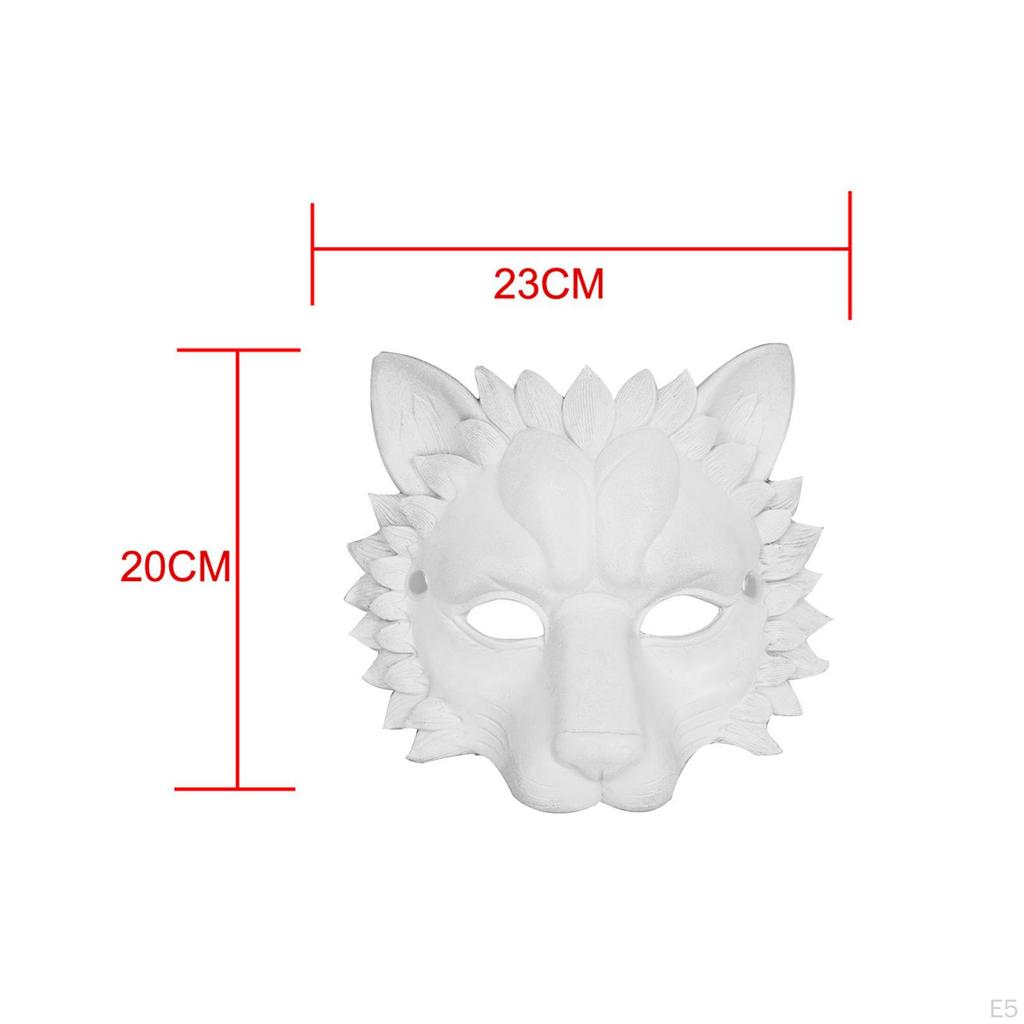 Half Face PU Foam Novelty for Halloween Adult Carnival Party