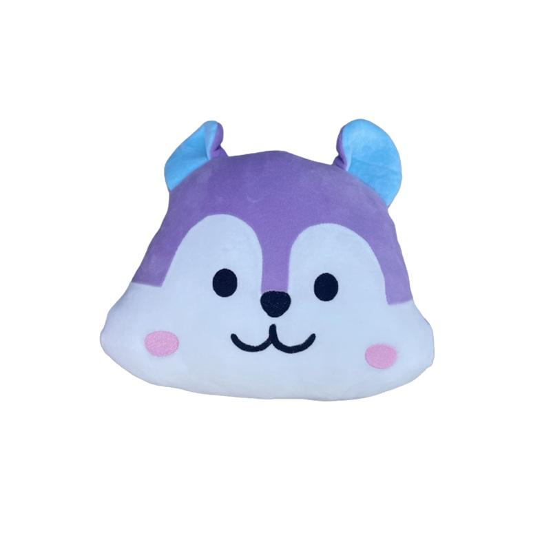 Purple Mang Stuffed Animal Pillow For Kids Cartoon Character Plush Toy
