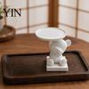 Matte Craft Storage Plate 3D Printed Polar Bear Tray, Cute Animal Ring Holder & Jewelry Dish, Small Item Tray Minimalist Desk Organizer for Keys Coins