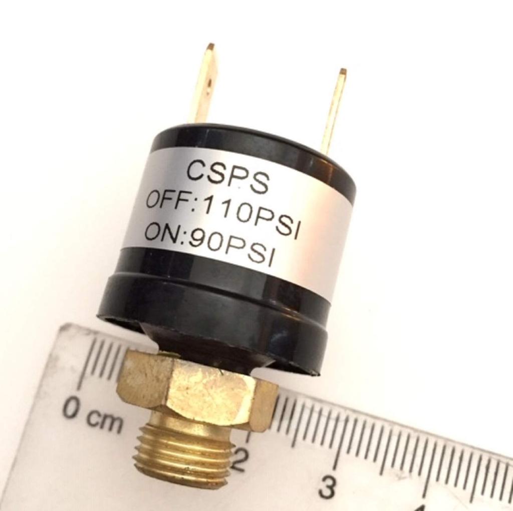 Air Suspension Pressure Switch 90-110PSi 1/8NPT Screw Air Horn Air Tank (90-110PSi)