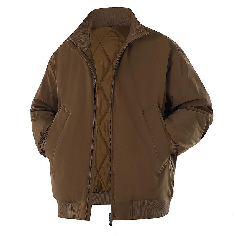 Stehkragen Business Casual Baumwolljacke Herren Flieger Warme Baumwolljacke Herren Baumwolljacke