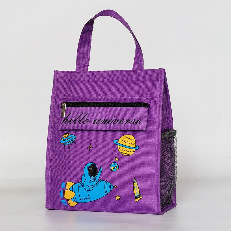 

Oxford Cloth Insulated Lunch Bag Large Capacity For Students And Office Workers With Heat Retention
