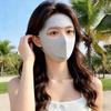 Elegant Sun-protection Mask Nylon Ice Silk Drinking Mask  Outdoor Activities