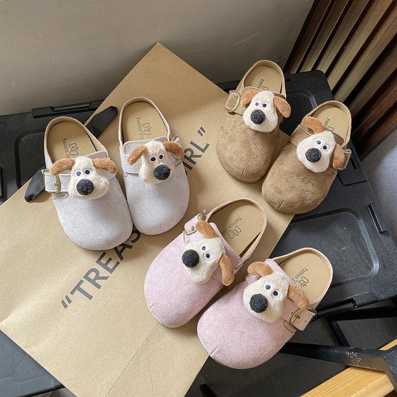 Boys' Soft-Soled Birkenstock Cartoon Spring Closed-Toe Slippers - Cute New Style 2026 Outdoor Wear