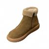 Retro short boots 2025 new soled velvet cotton shoes autumn and winter new warm snow boots