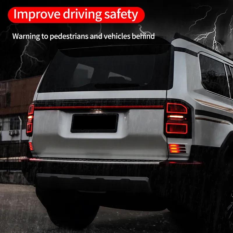 For 2024-2026 Toyota Land Cruiser Prado LC250 Rear Bumper Light Assembly Upgrade Brake Warning Exterior Accessories Auto Parts