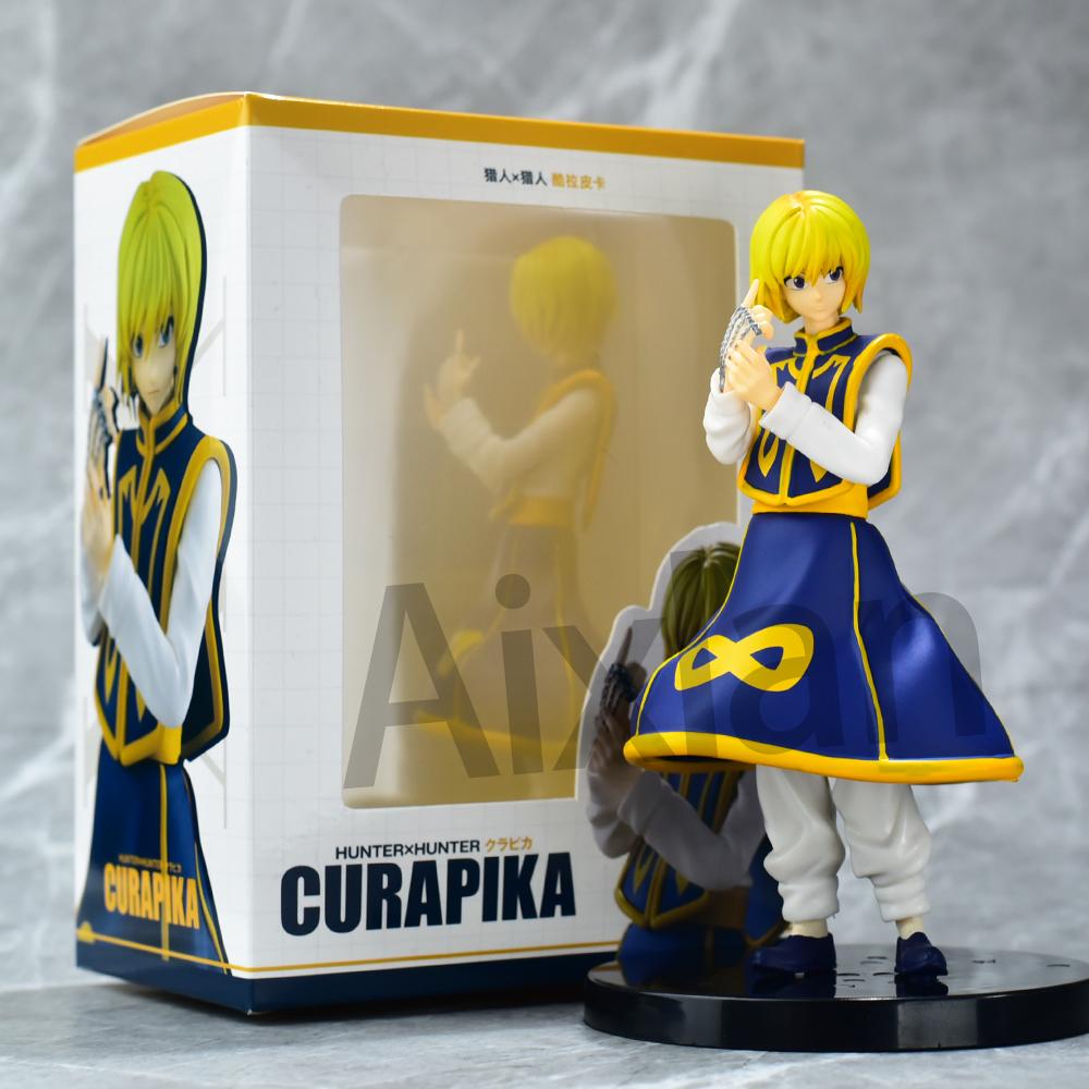Aixlan 18CM HUNTER×HUNTER Anime-Figur Kurapika PVC Action-Figur Sammlerstück Modell Spielzeug Puppe Kinder Geburtstagsgeschenke