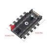 4Pin PWM Fan Hubs Splitters Speed Adjuster for PC Case Improve Cool Performances