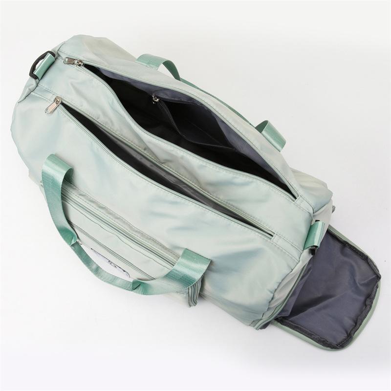 Large-capacity fitness bag storage and burden reduction, fashionable and simple short-distance travel bag, independent shoe compartment, yoga bag.