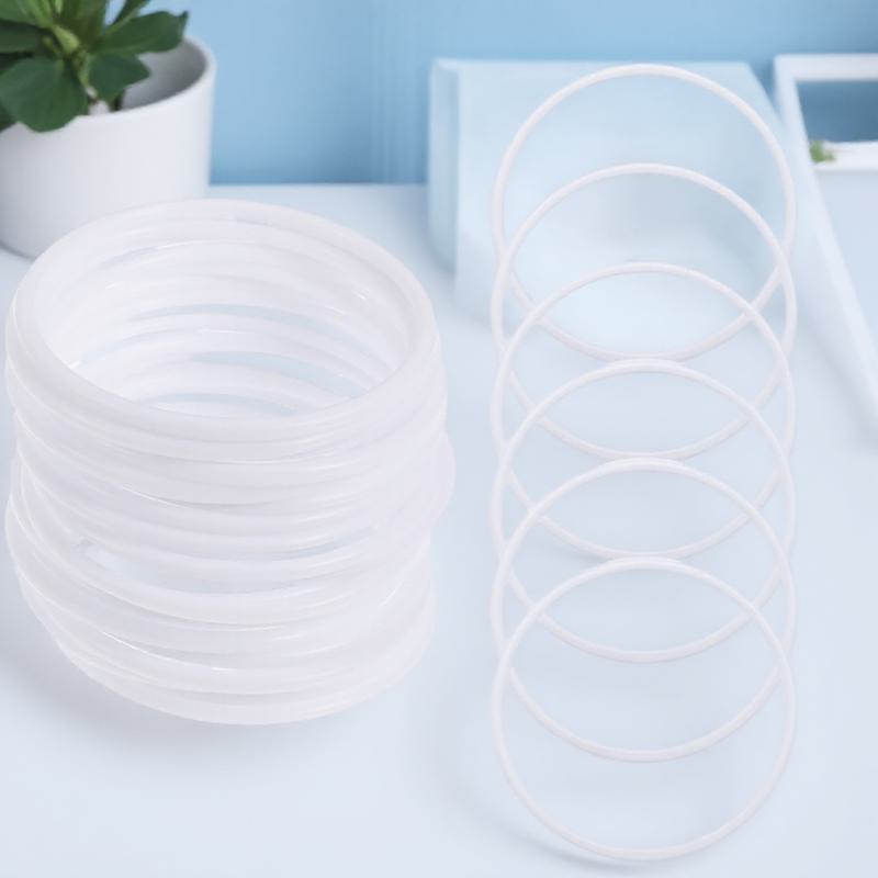 20Pcs Dreamcatcher Ring Plastic Round Hoops White 11Cm Non-Deforming DIY Dreamcatcher Circle Craft Material Accessories