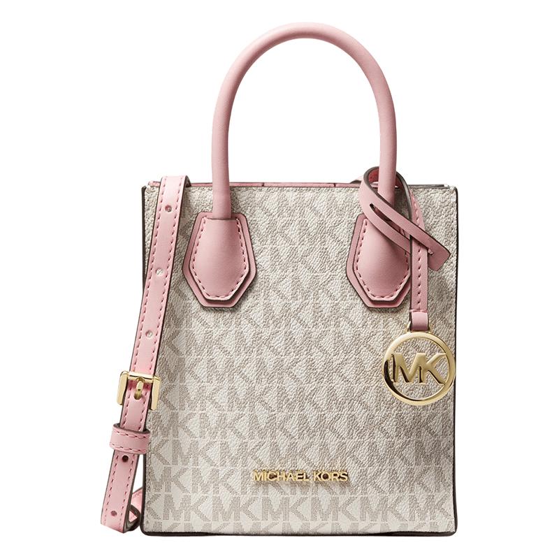 Michael Kors MK Classic Mercer Mini Tote Crossbody Bag NS
