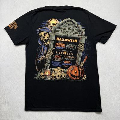 Universal Studios Halloween Horror Nights 2022 Graphic T-shirt Women Small Black