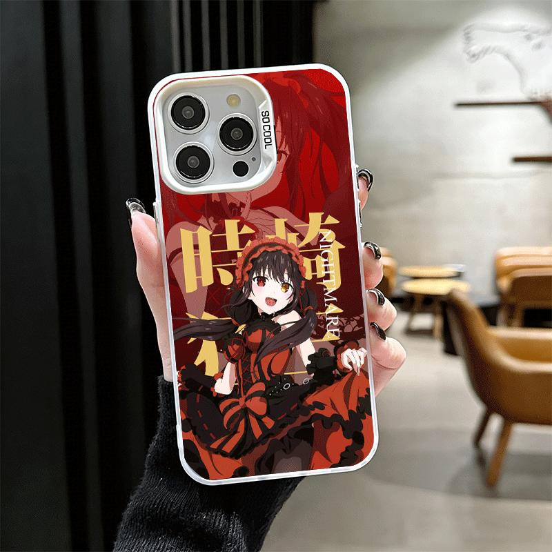 Date A Live Tokisaki Kurumi Soft Phone Case for iPhone 15 16 17 Pro Max 17Air 16E 14 Plus 13 12 Mini Shockproof Cover Back Shell