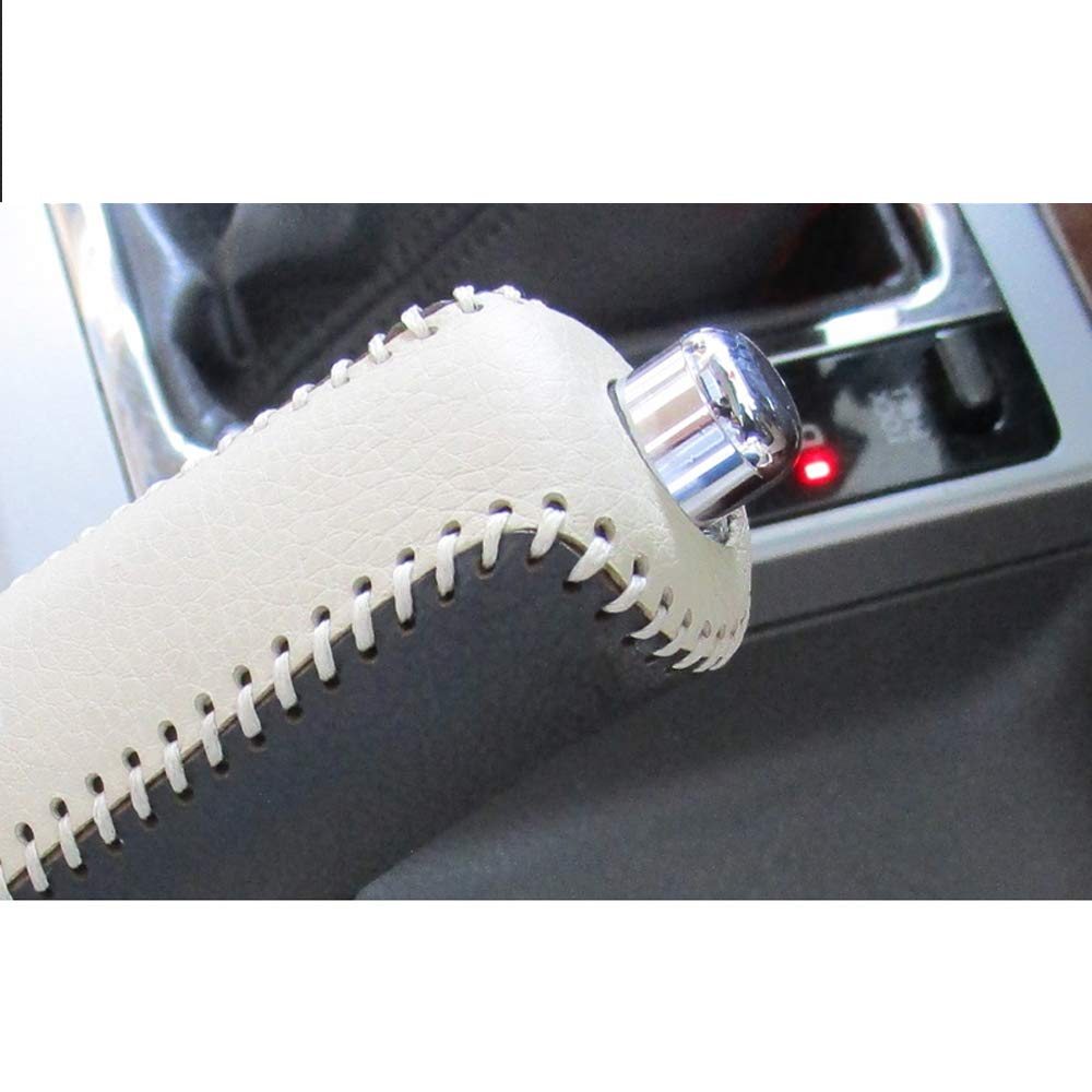 LEXLEYS Toyota Land Cruiser Prado 150 Series Late Model Genuine Leather Side Brake Cover Genuine Leather Cover Key Case Key Cover Side Brake Interior