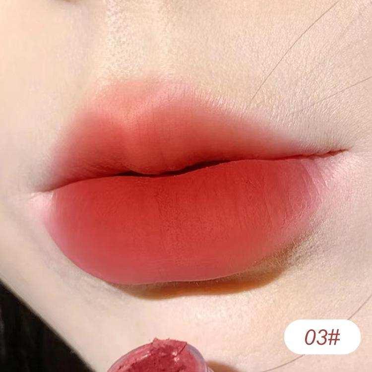 HERORANGE Velvet Lip Glaze Matte Liquid Lipstick Long Lasting Waterproof Smooth Lip Tint High Pigment Nude Red Lip Makeup Cosmetics for Women