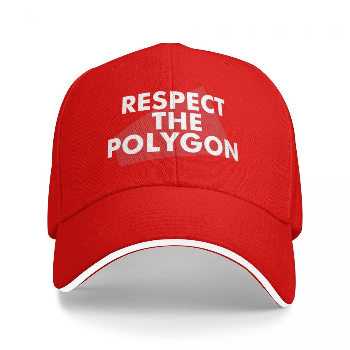 

Respect The Polygon Baseball Cap Funny hats Golf Wear Womens Beach Outlet 2025 Mens
