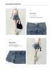Women's High Waist Ruffle Denim Mini Skirt - Summer A-line Bodycon Fishtail