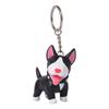 Leker Håndverk Holder Bull PVC Terrier Figur Hund Nøkkelring for Biltilbehør Nøkkelring Håndmalt