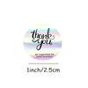 100-500pcs Thank You for supporting my small business Sticker Holographic Laser Stationery Seal Labels Sticker Wrapping Supplies