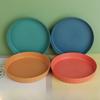 Wheat Straw Plates - Serving Trays for Preparing Dishes - Plastic Dumpling Plates - Fruit Cold Dishes - Barbecue Plates