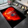 Nr. 1 DC Superman Logo Themen Teppich! Bodenmatte für Schlafzimmer und Wohnzimmer, rutschfest, elegante Heimdekoration, strapazierfähiger, maschinenwaschbarer Teppich