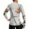 Men's Long Sleeve Cycling Jersey Breathable Quick Dry Half Zip Pullover Lightweight Athletic Top for Outdoor Sports