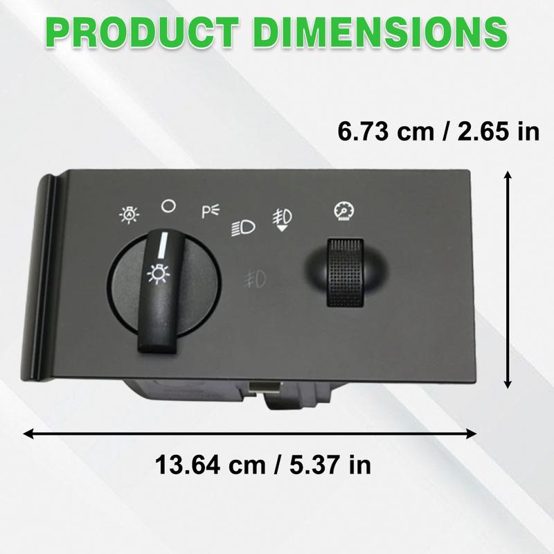 Headlight Control Switch 2C3Z11654DAB for Ford F-250 F-350 Harley-Davidson Edition, King Ranch, Lariat, XL, XLT 2005-2007