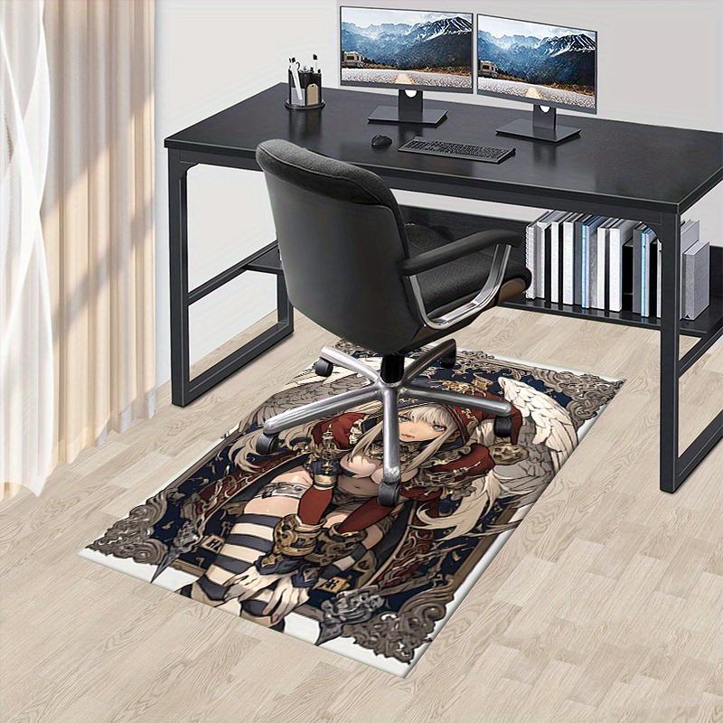 1pc Angel,Anime,Armor Office Carpet Soft Polyester Entrance Carpet Washable Non slip Machine Washabl