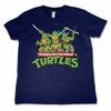 TMNT Distressed Group Unisex Kids T-Shirt Ages 3-12 Years