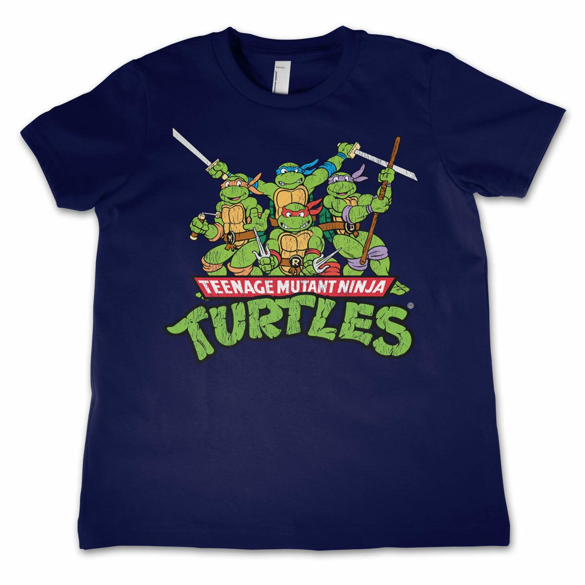 TMNT Distressed Group Unisex Kids T-Shirt Ages 3-12 Years XXXXL